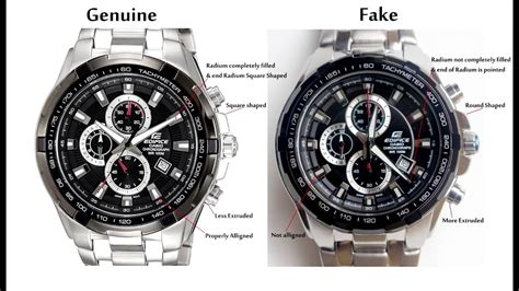 edifice watch genuine vs replica|casio edifice review.